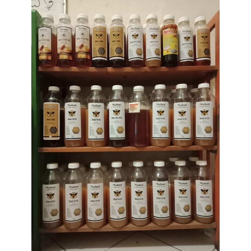 

Maduni (*madu murni*)Kami supplier madu murni dan berkualitas siap kirim seluruh Indonesia