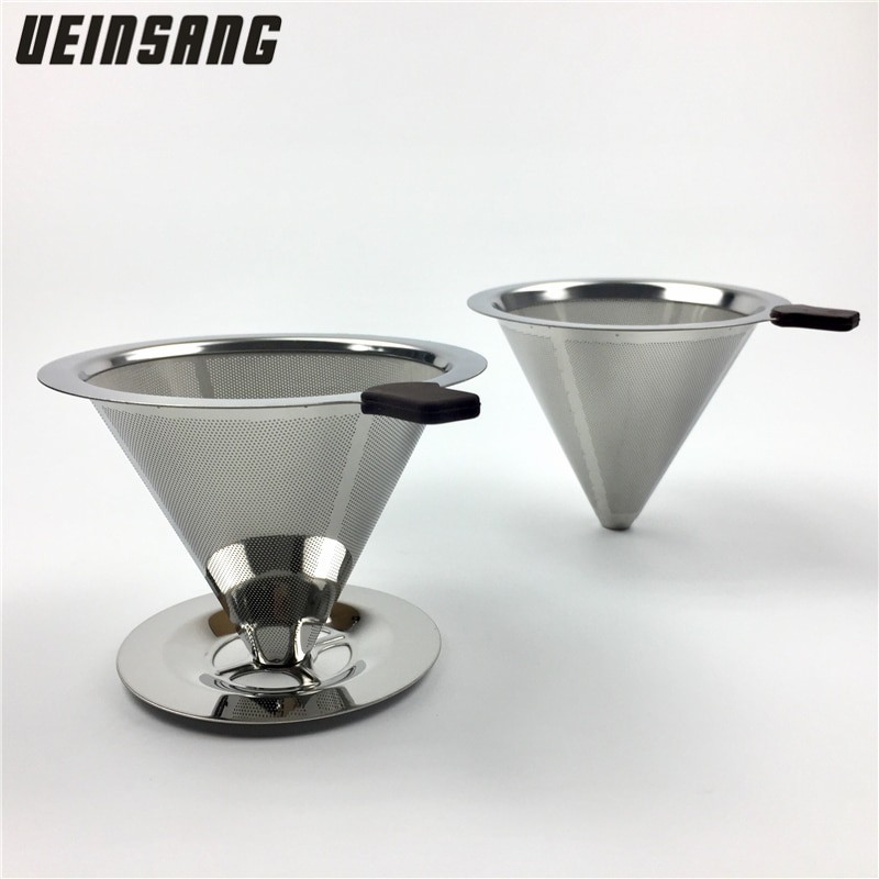 BAYAR DI TEMPAT Filter Penyaring Kopi V60 Cone Coffee Filter Dripper Double Layer Extra Large