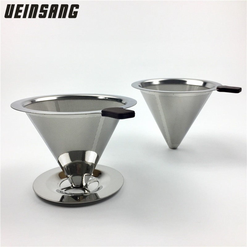 BAYAR DI TEMPAT Filter Penyaring Kopi V60 Cone Coffee Dripper Filter Double Layer Small