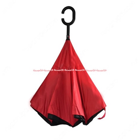 Susino Payung Terbalik Reversible 109cm Air Hujan Tidak Menetes Di lantai Dengan Tangkai Pegangan Suseno Umbrella Umbrela Reverside