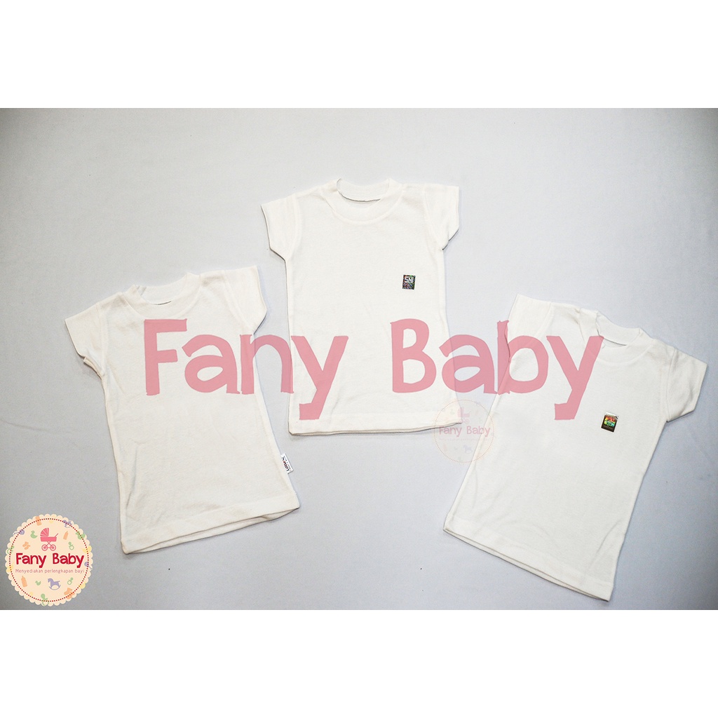 LITTLE QUEEN BAJU LENGAN SUAI PUTIH ISI 3 PCS