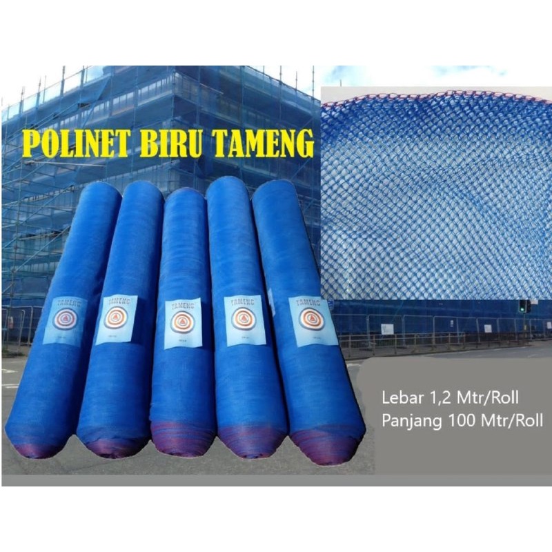 Waring Polinet Biru \ Waring Polynett Biru \ Jaring Polinet Biru 100m