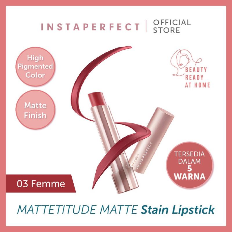 Wardah Instaperfect MATTETITUDE Matte Stain Lipstick