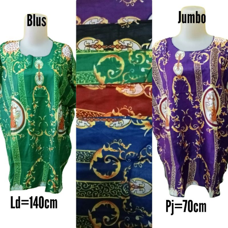 OBRAL MURAH Blus Santai Batwings Super Jumbo Random