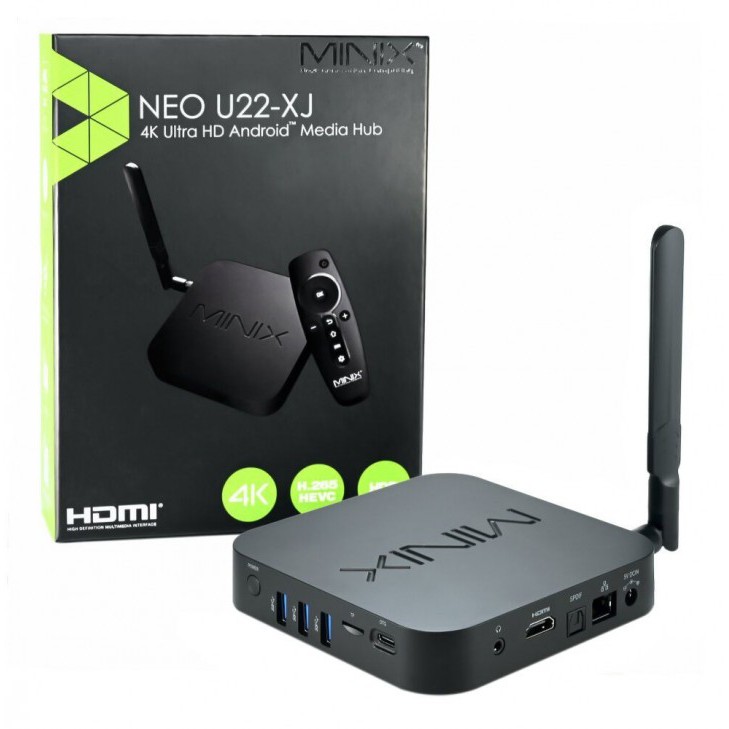 ANDROID TV BOX MINIX NEO U22-XJ RAM 4GB ROM 32GB Android PIE 4K Ultra HD
