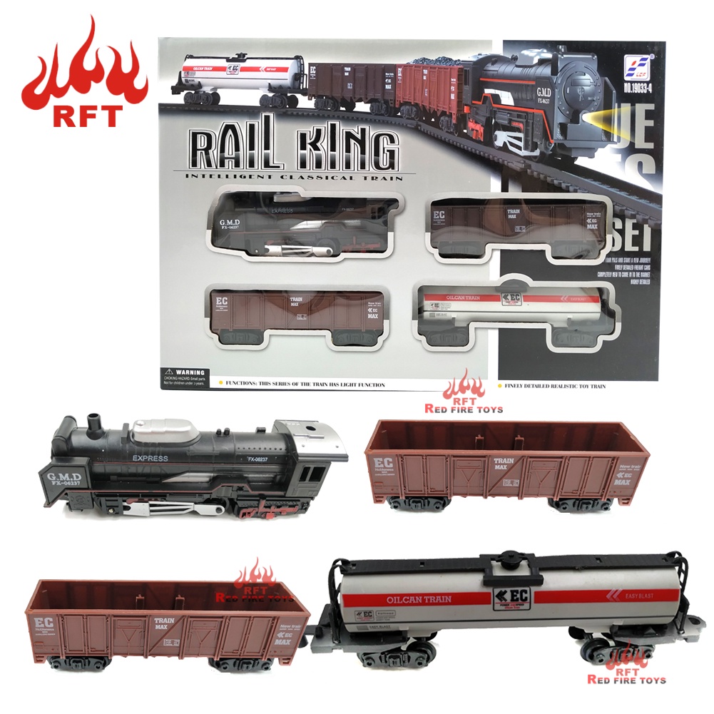 Mainan Kereta Api Rail King Classical Express Set Ideal Track Ho 1/87