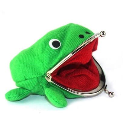 NEW Dompet koin kain anime uzumaki naruto katak kodok warna hijau