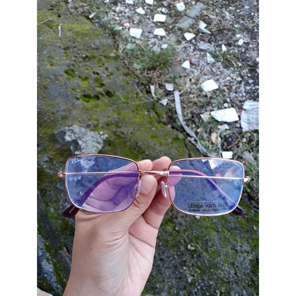 KACAMATA FRAME BESI HY274AB.IA/KACAMATA ANTIRADIASI CEWEK/COWOK/KACAMATA KOMPUTER/