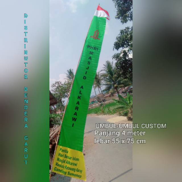 

Cetak sablon umbul umbul custom