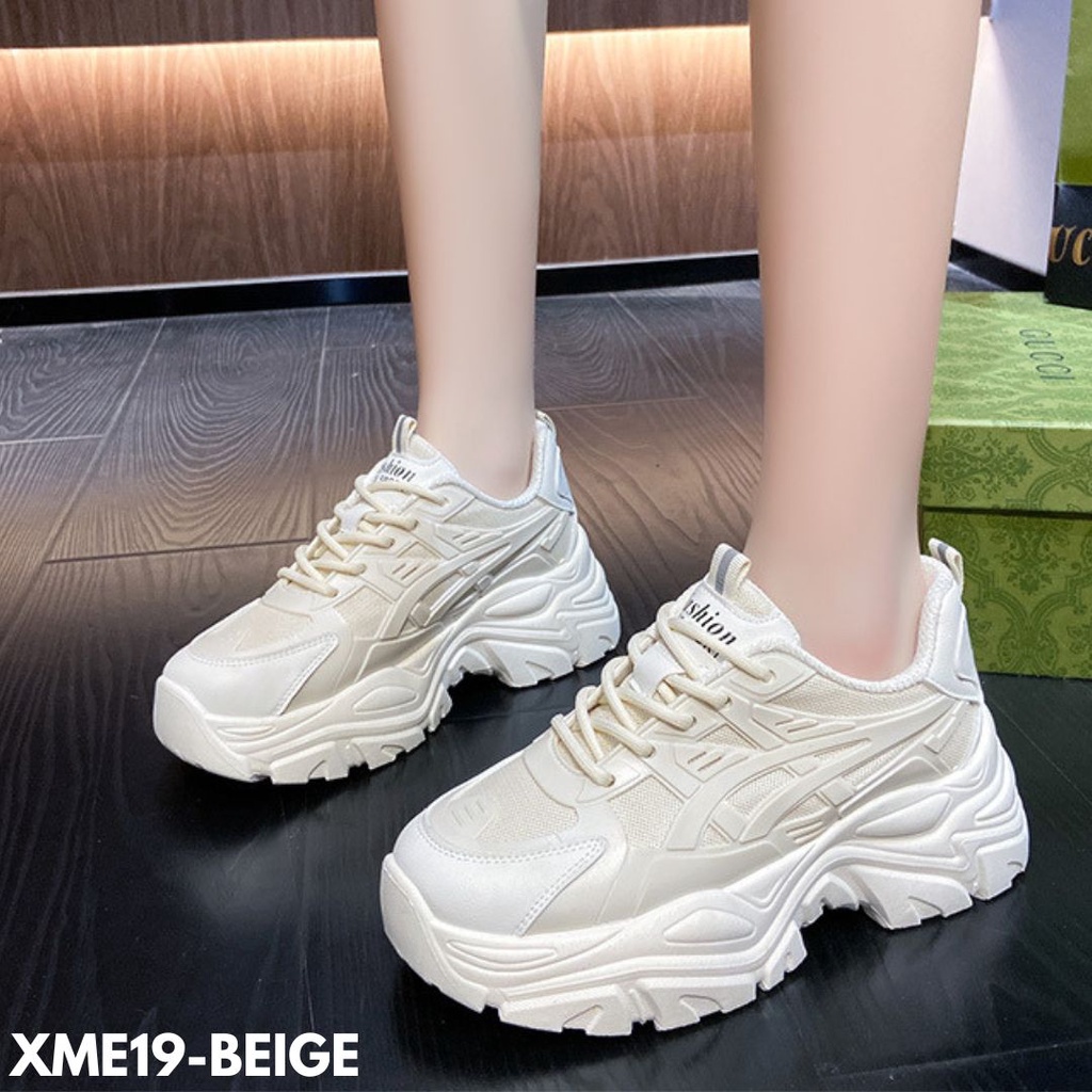 SEPATU SNEAKERS WANITA PALING BASIC POPULER TREND TERKINI POKOKNYA MANTAP BAHAN PU IMPORT ME19