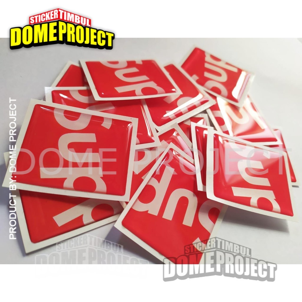 STICKER MOTOR VESPA DASI PIAGGIO SUPREME EMBLEM MOTOR TIMBUL LENTUR AKSESORIES BODY MOTOR IMPORT OUTDOOR STICKER RESIN