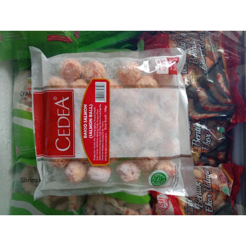 Jual Cedea Bakso Ikan Salmon 500gr Shopee Indonesia