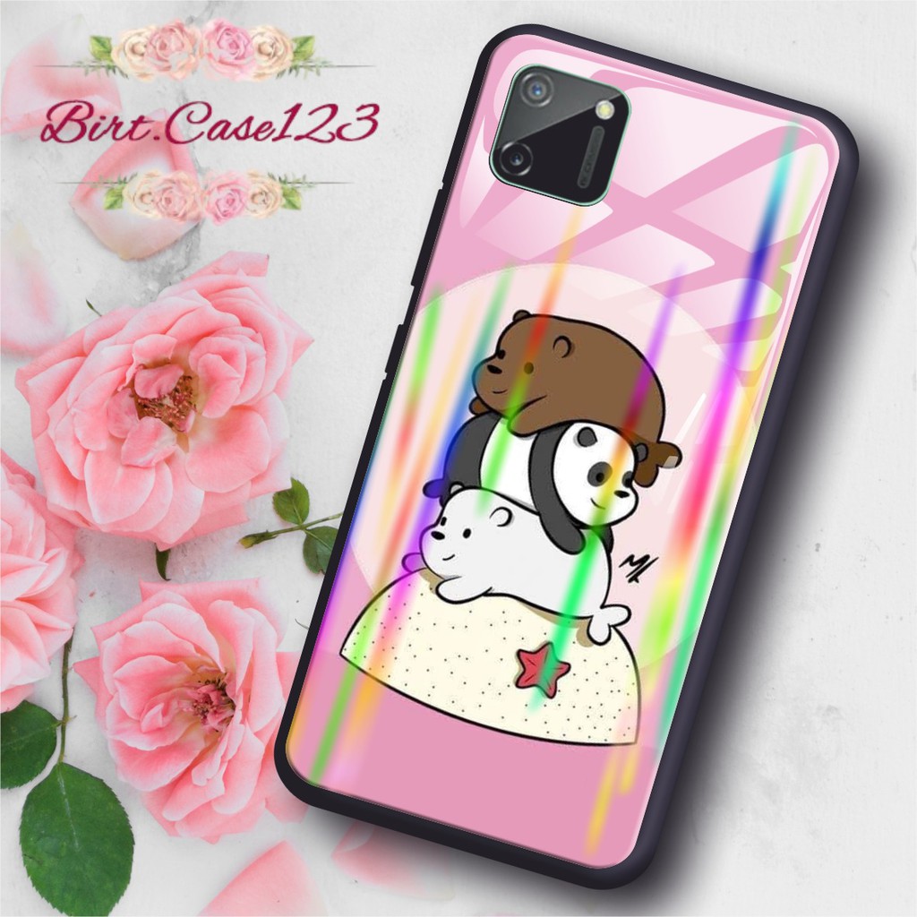 BC Case Gambar WE BARE BEARS back case glass aurora vivo y91 y93 y95 y91c y71 y81 y12 y15 y17 y53 v5