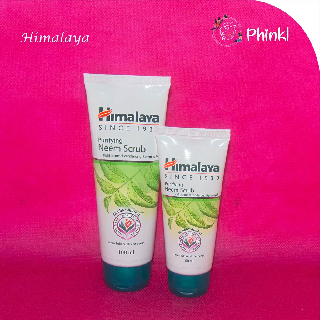 `ღ´ PHINKL `ღ´ himalaya neem face scrub Buy 1 GET 1 scrubbing peeling wajah angkat daki sel kulit mati bekas jerawat noda hitam