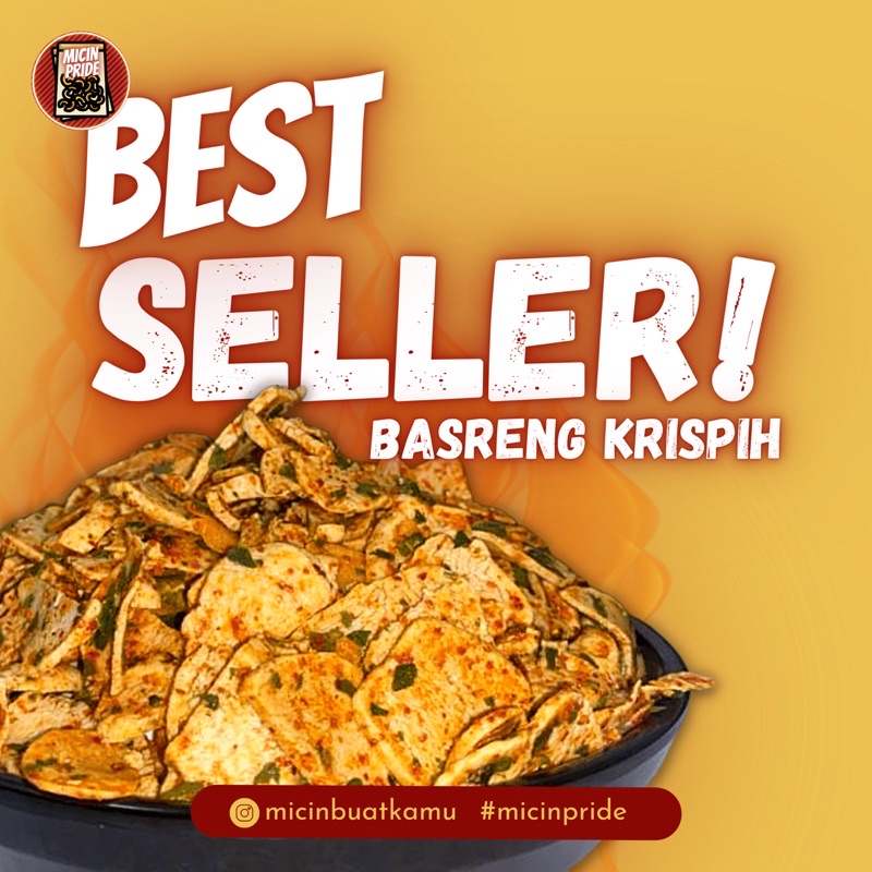 

Best Seller! Basreng krispih