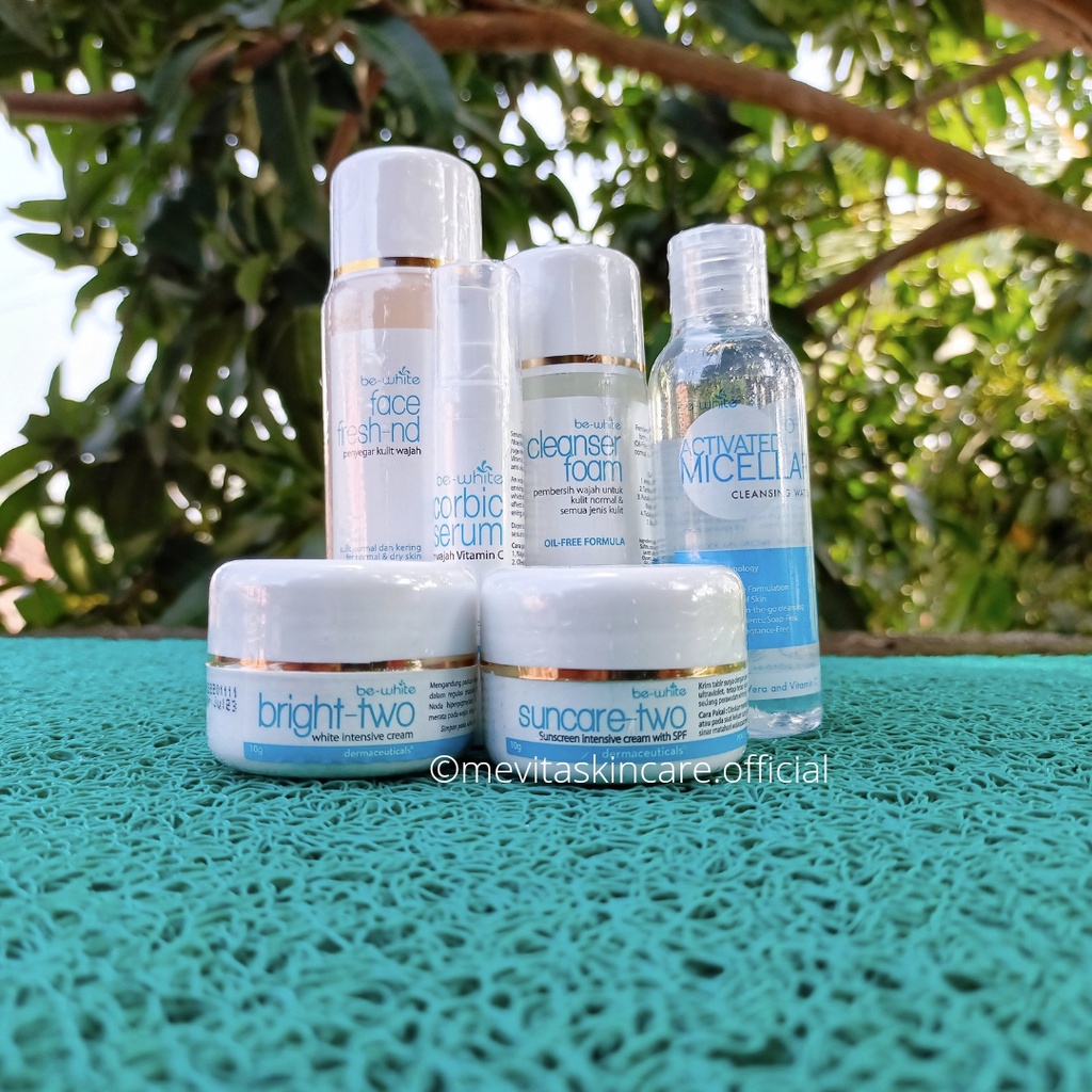 Paket Skincare Flek Hitam Membandel & Cerah Maksimal | Be-White Two Series
