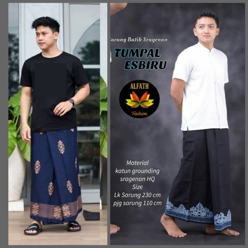 Sarung Batik Motif Tumpal Kosong