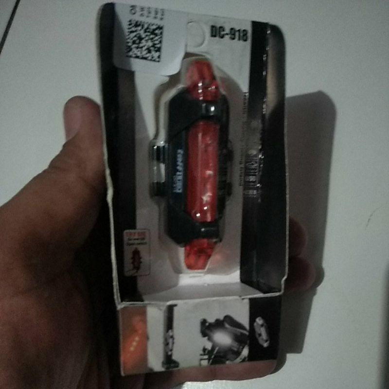 Lampu Sepeda Rechargeable Cas Lampu Belakang