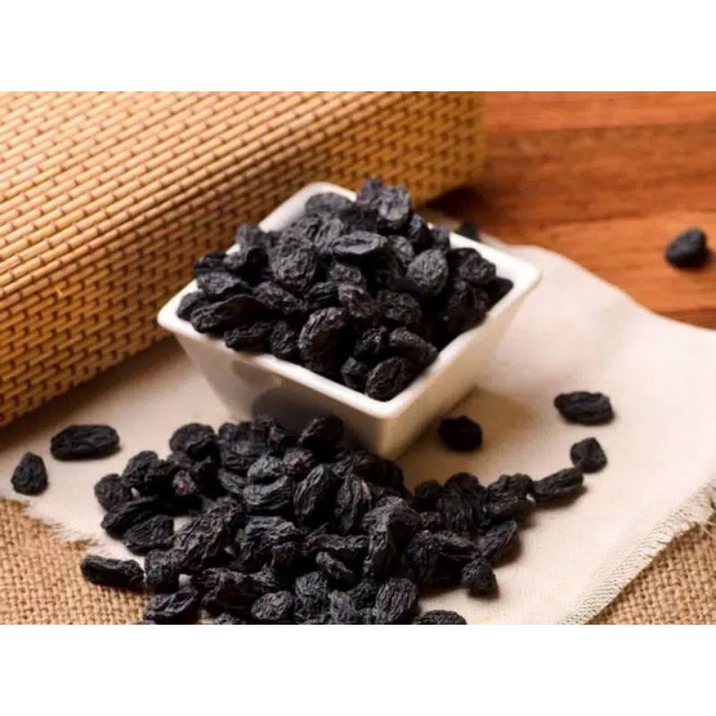 CALIFORNIA DARK RAISIN (KISMIS HITAM) - 1 KG PREMIUM TERMURAH