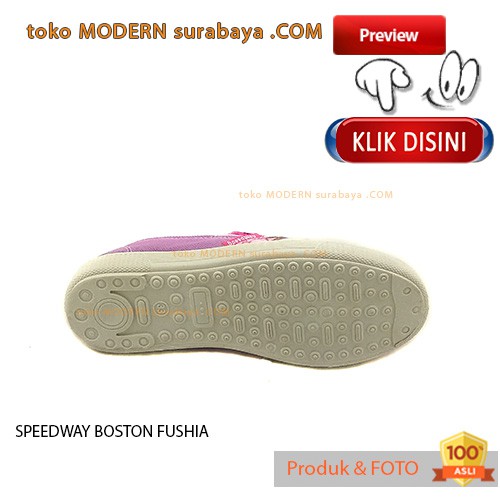 SPEEDWAY BOSTON FUSHIA sepatu anak santai flat on casual