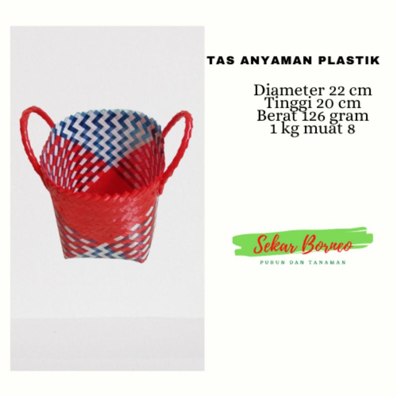 Tas Anyaman Plastik Cantik