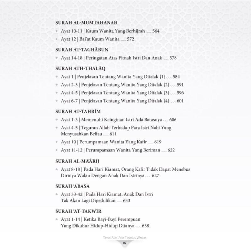 Tafsir Ayat-Ayat Tentang Wanita | Pustaka Imam Asy -Syafii