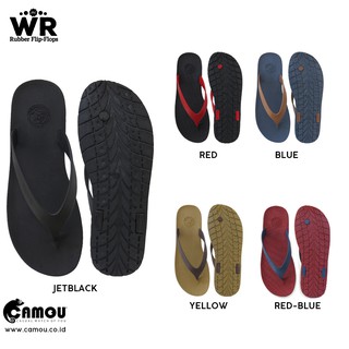  Sandal  Jepit  Pria  Full Karet  Anti Slip Rubber Flipflops 