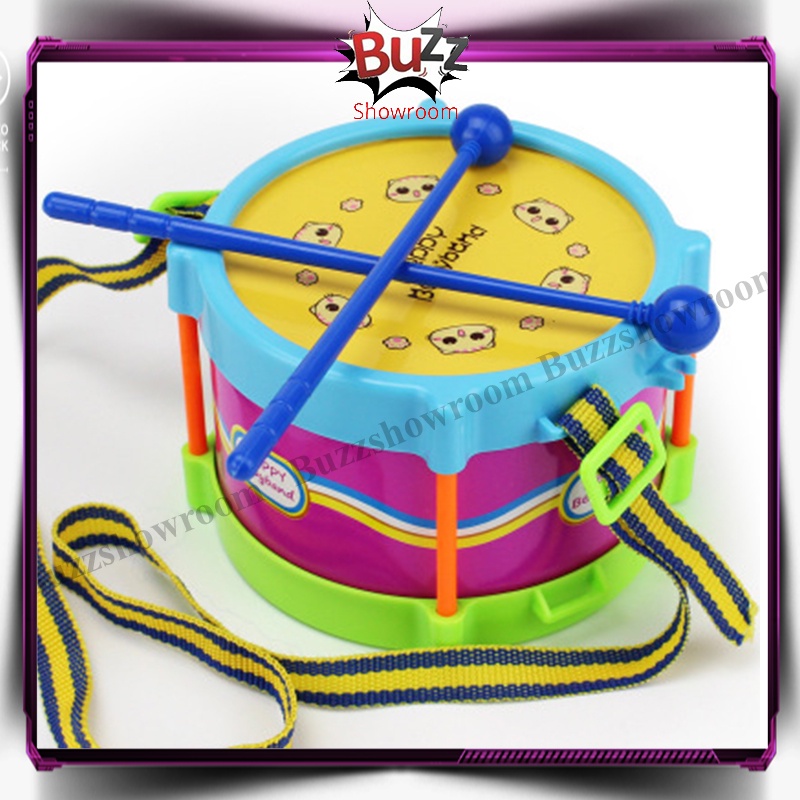 Baby Mini Drum Set 5 in 1 Mainan Anak Jazz Drum Bayi Music Rattle Gigit