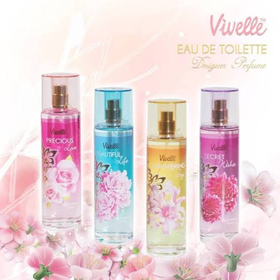 Vivelle Eau De Toilette Perfume Glass 100ml / Shimmering joy, Beautifull live