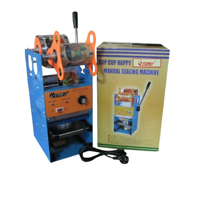 Cup Sealer Mesin Press Plastik Gelas Segel Penyegel Plastic Manual Alat Pres Minuman Es Sealing Mach