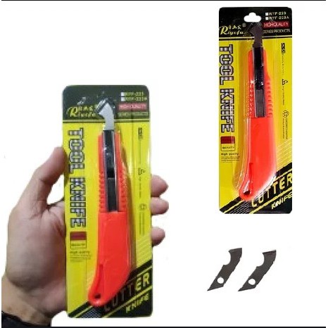 RYF Pisau Cutter Acrylic Pisau Pemotong Akrilik Plus 2 Pcs Cadangan