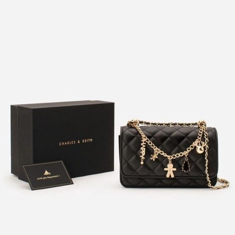 10.10 SALE | CK Chain Handle Quilted Clutch GIFTSET