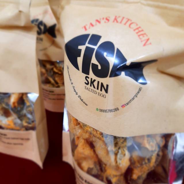 fish skin salted egg