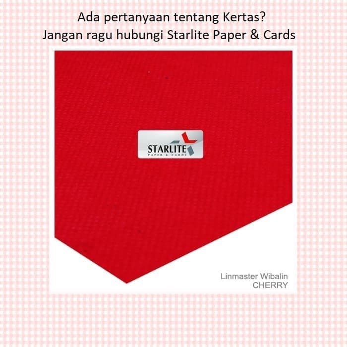 Kertas Covering Paper LINMASTER CHERRY