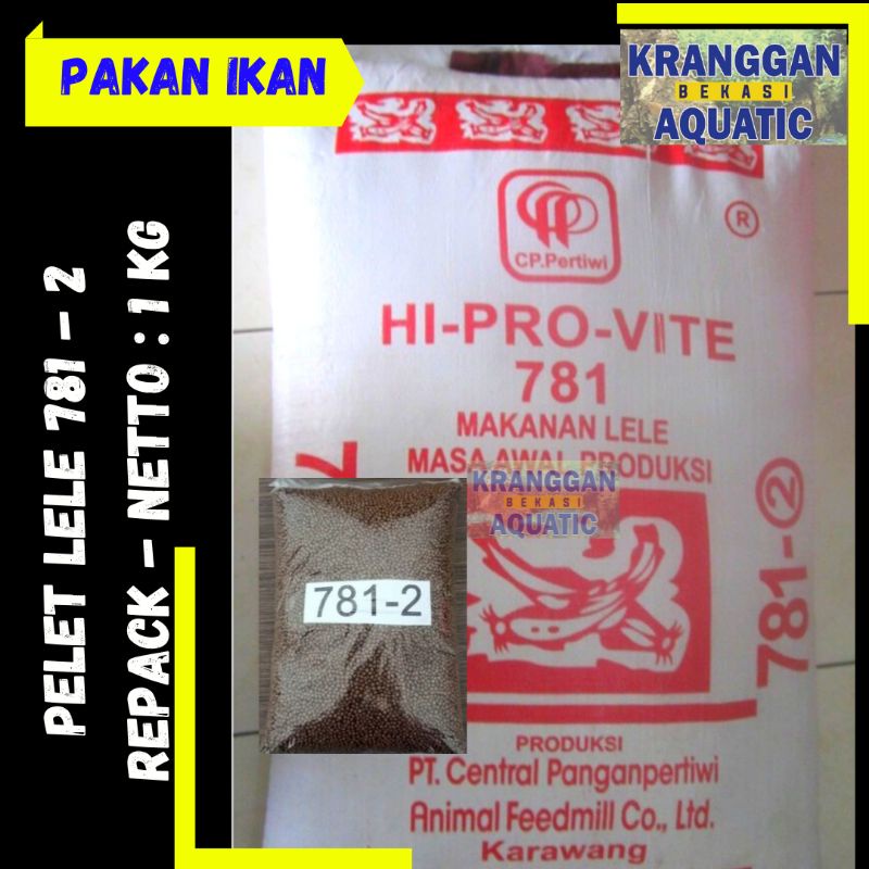 Pelet Lele Hi Provit 781-2 1kg Pelet Ikan