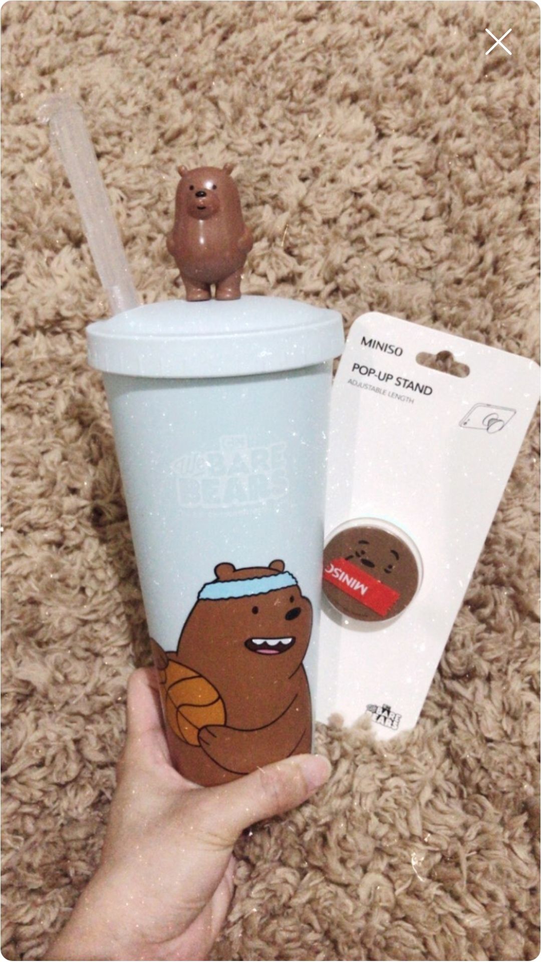 Miniso Original | We Bare Bears Pop-up Stand