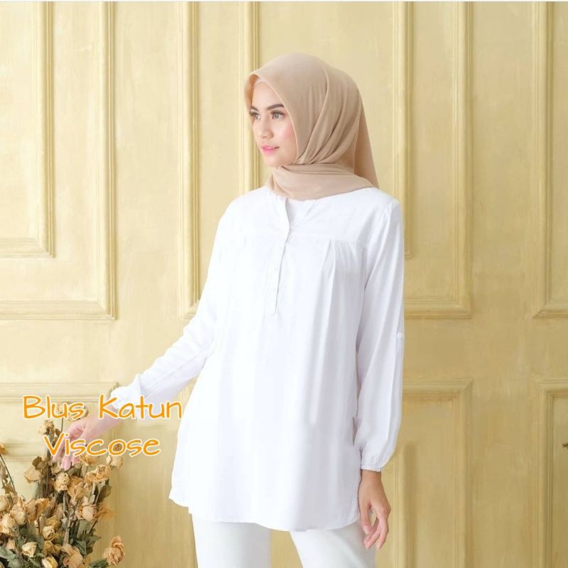 Baju Atasan Wanita Blus Katun