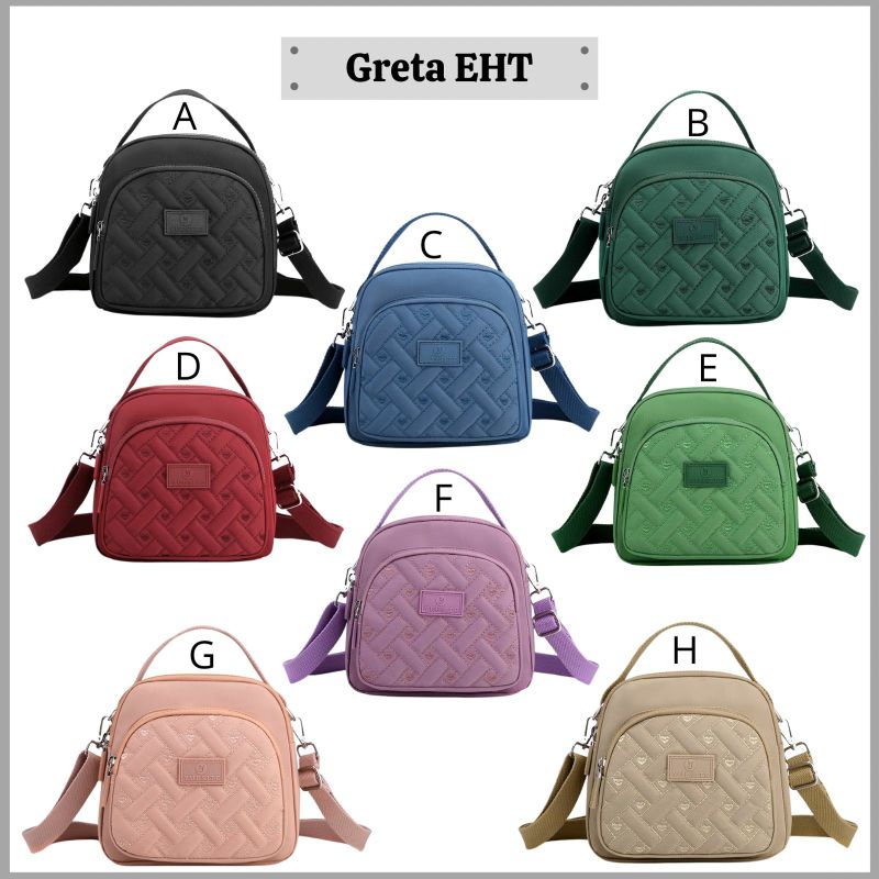 YUESITE GRETA ORIGINAL TAS WANITA 3in1 TENTENG SELEMPANG RANSEL KECIL SMALL CYUTEBAGS