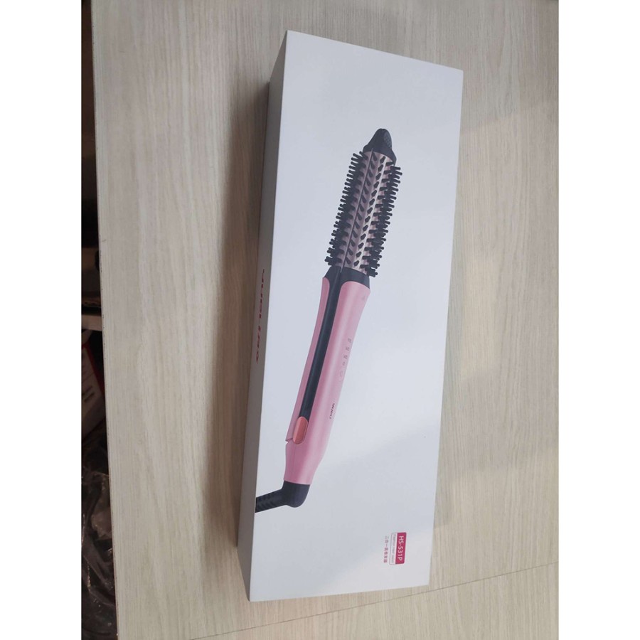 Yueli Catokan Rambut Negative Ion Hair Straightening Curler - HS-531 - Pink