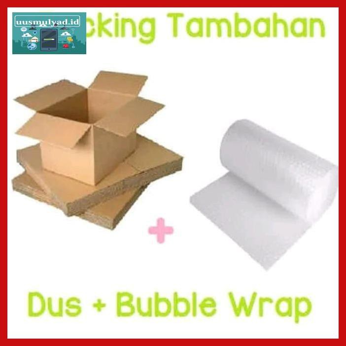 

Gt7Fher- Box Kardus Packing Tempered Glass Dus + Bubble Wrap Tambahan F68Fgio-