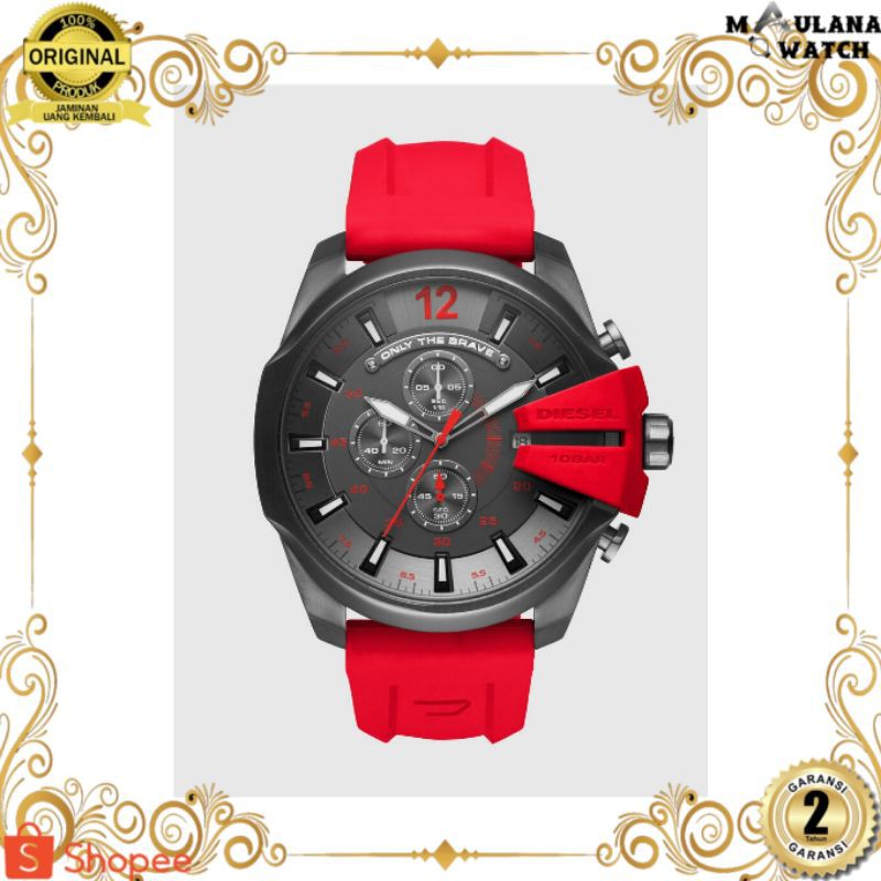 JAM TANGAN PRIA WANITA | RANTAI | KULIT | KARET | MURAH | PRIA DIESEL DZ-4427 ORIGINAL