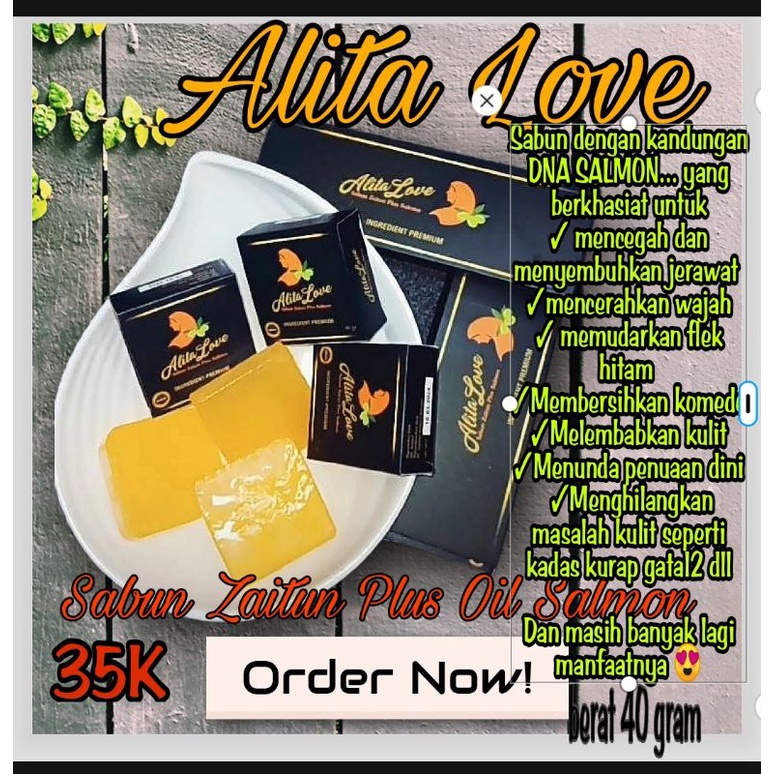 Sabun Salmon Alita Love