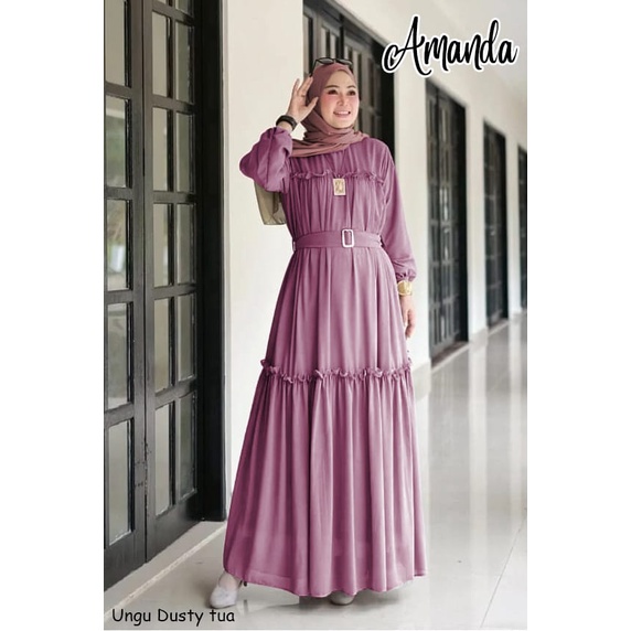 GAMIS PESTA POLOS AMANDA DRESS KONDANGAN