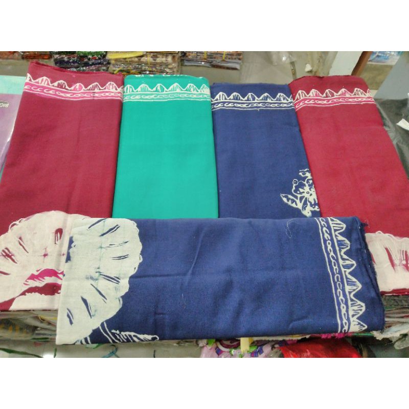 KAIN JARIK PANJANG BATIK CAP TRUSMI/BATIK TULIS SAMPING KEBAT BAWAHAN KEBAYA