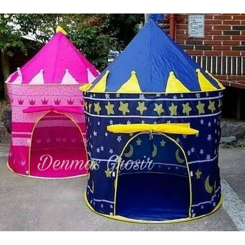 (COD) TENDA ANAK MODEL CASTLE KIDS CAMPING INDOOR OUTDOOR ANAK / Tenda Castle