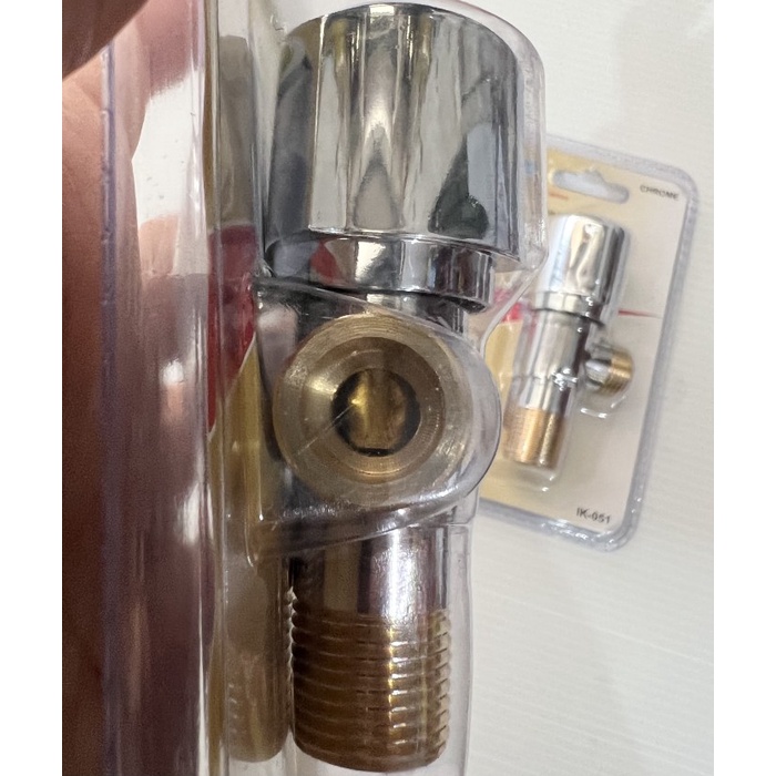 Stop Kran Keran Shower Tanam Kuningan Chrome Model F / Double T IGM BC