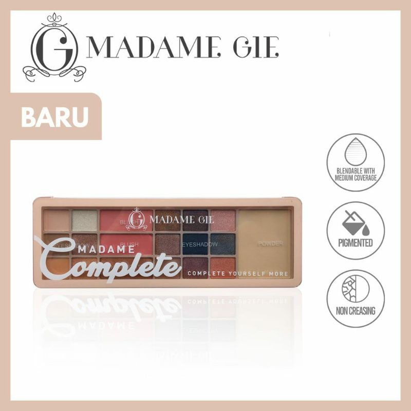 MADAME GIE Madame Complete Make Up Kit - MakeUp Face Pallete