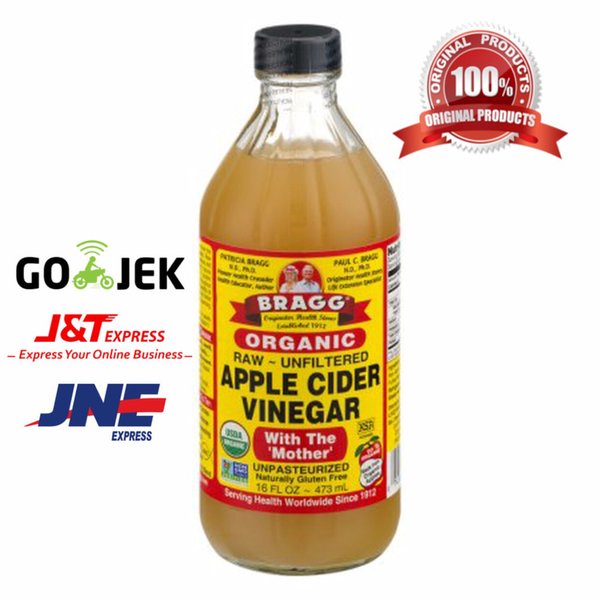 Bragg Apple Cider Vinegar 473ml Original Cuka Apple Shopee Indonesia
