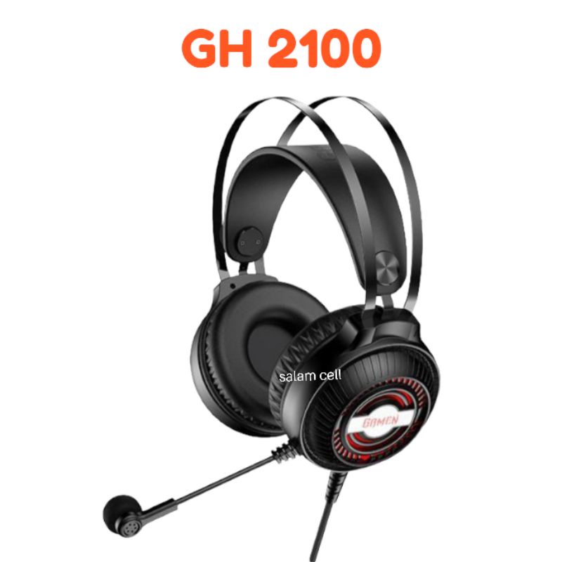Headset Game Earphone GAMEN GH1100 PRO GH 1100 GH2100 GH 1000 GH 100 3.5mm Audio Jack Input RGB LED Light Braided Wire Gaming