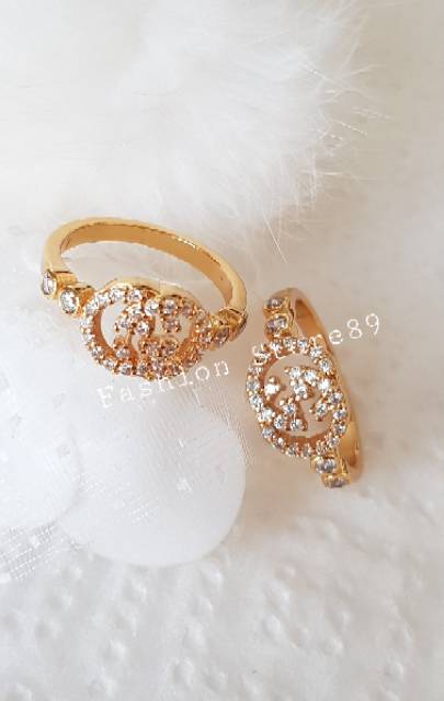 Cincin import cincin branded xuping GG perhiasan imitasi xuping replica emas import bestseller